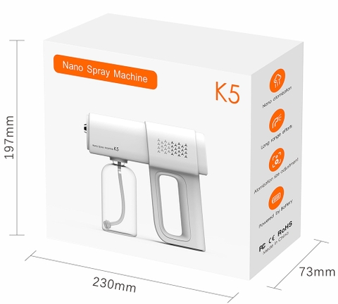 Súng phun diệt khuẩn Nano K5