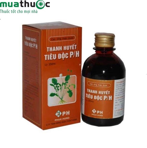 Thanh huyết tiêu độc P/H lọ 250ml