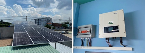 Hệ thống điện mặt trời hòa lưới 10.2KWp