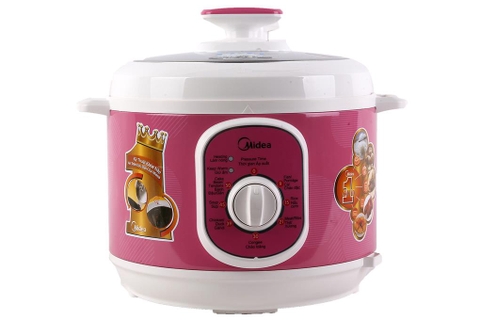 Nồi áp suất điện Midea MY-12CH501B Hồng 5.0 lít