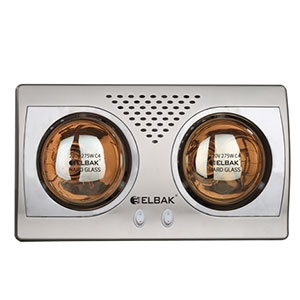 Đèn sưởi nhà tắm 2 bóng Elbak BH-2550H