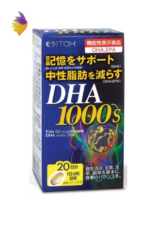 Viên uống bổ não ITOH DHA 1000s (120 viên) - Nhật Bản