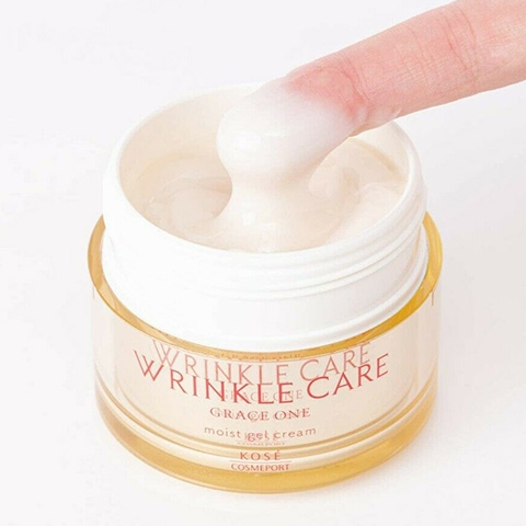 Kem dưỡng ẩm chống nhăn Kose Wrinkle Care Grace One chất kem