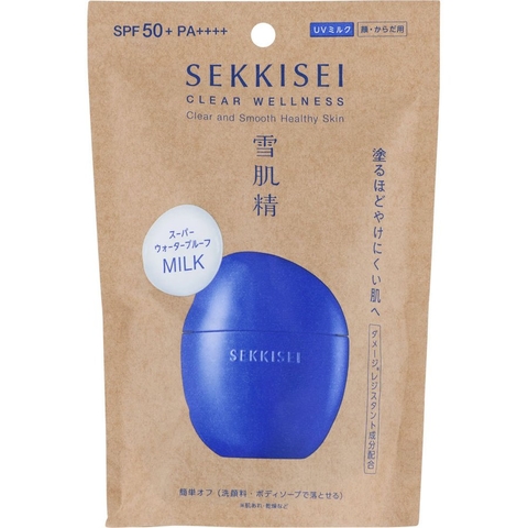 Kem chống nắng Kose Sekkisei Clear Wellness Milk