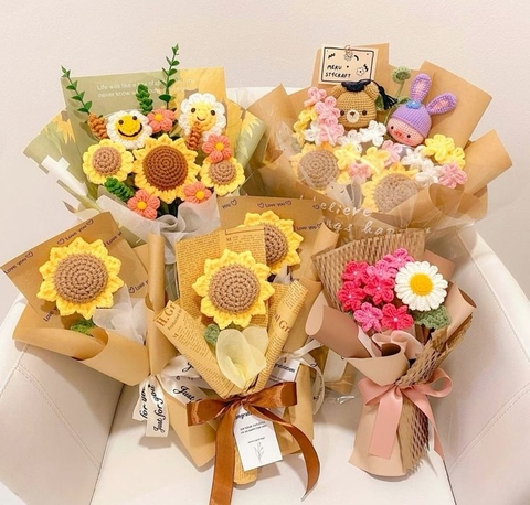 TOP 7 LOẠI HOA LEN NHÀ LYLYCRAFT CÁC BẠN TRÊN MUA LÀM QUÀ TẶNG VÔ CÙNG Ý NGHĨA
