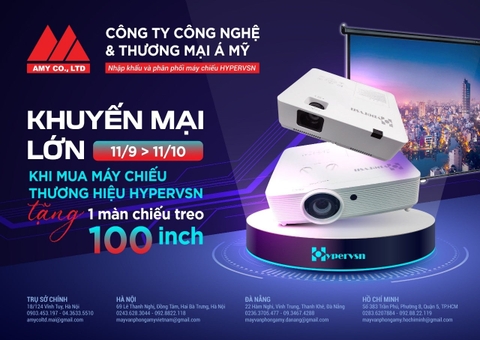 Nhà phân phối chính thức thương hiệu máy chiếu Hypervsn tại Việt Nam