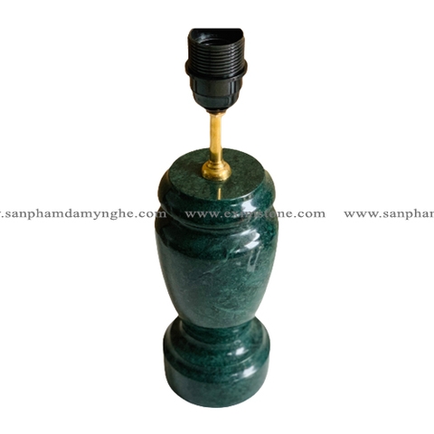 ĐÈN NGỦ, ĐÈN TRANG TRÍ ĐẾ ĐÁ TỰ NHIÊN - MÃ DB03 - MÀU XANH ẤN ĐỘ