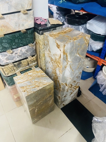 GIẢM GIÁ - BÀN PHỤ GHÉP TẤM - VÀNG TIA CHỚP