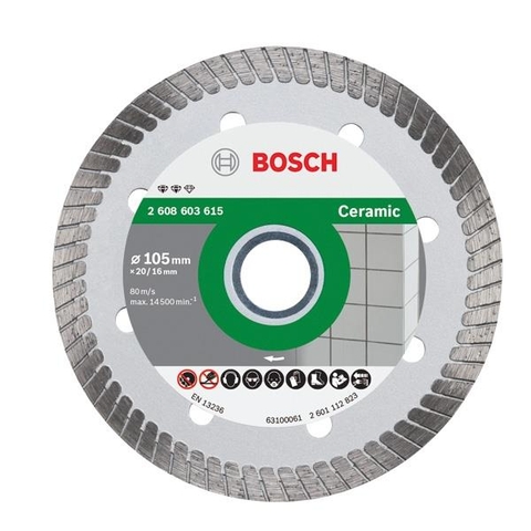 105mm Đĩa cắt đá Ceramic Turbo Bosch 2 608 603 615.