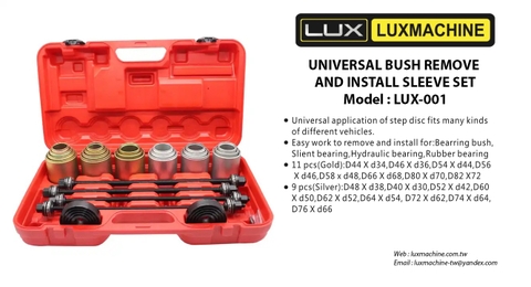 Bộ dụng cụ tháo lắp cao su càng A Luxmachine LUX-102
