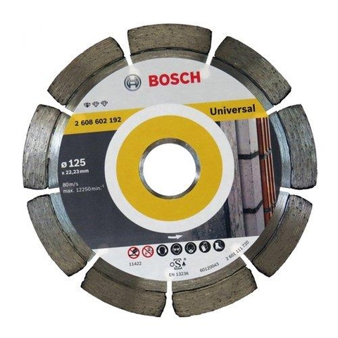 125mm Đĩa cắt kim cương đa năng có khía Bosch 2 608 602 192.