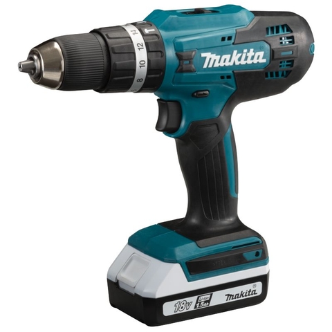 18V Máy khoan búa vặn vít dùng pin Makita  HP488DWE