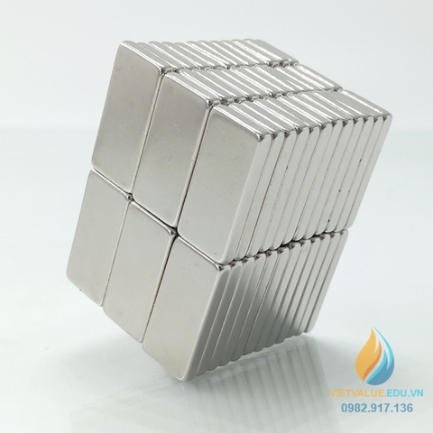 Nam châm đất hiếm vuông 10x10x2mm