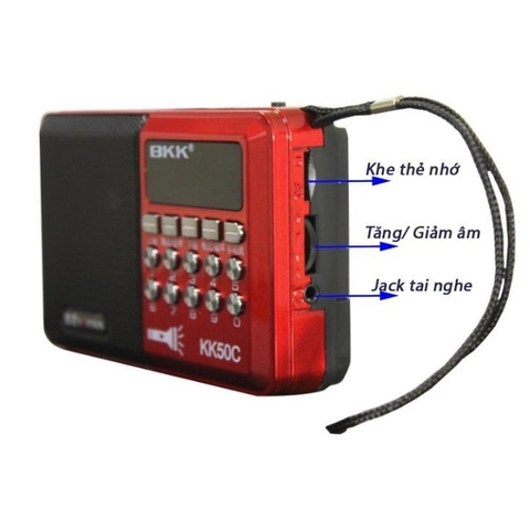 LOA THẺ NHỚ FM USB BKK K50C