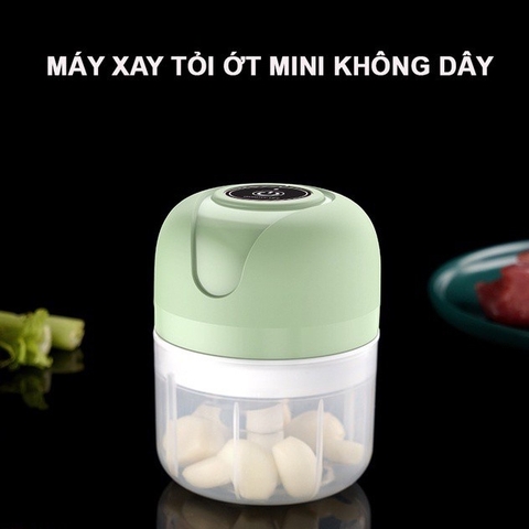 Máy Xay Tỏi ớt Thịt GUALITY UFE 250ml ( xanh ) pin sạc