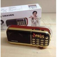 Loa Đài Craven CR-836s Nghe Thẻ Nhớ, USB, FM, Pin Siêu Trâu