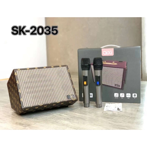 Loa Karaoke Bluetooth Qixi SK-2035 Xách Tay