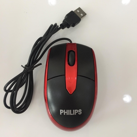 Mouse PHILIP ĐỎ CỔNG USB