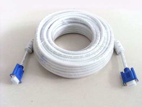 Cable Vga 20m Trắng   