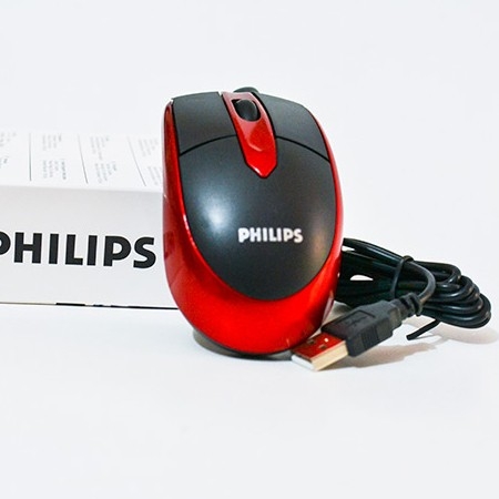 Mouse PHILIP ĐỎ CỔNG USB