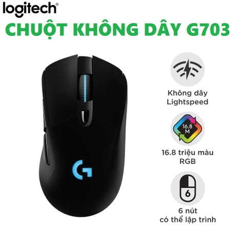 MOUSE KO DÂY LOGITECH G703 ( PIN SẠC )