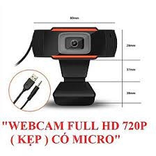 Webcam kẹp 720p kẹp có micro Full HD