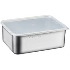 Hộp Đựng Thực Phẩm inox 25x20x5cm Có Nắp