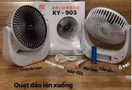 Quạt Sạc Tích Điện KY-903 ( 3 tốc độ )