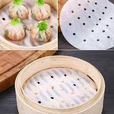 Set 100 Tờ Giấy Nướng Đục Lỗ 23cm