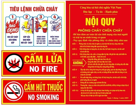 Quy định phòng cháy chữa cháy nhà xưởng, nhà kho