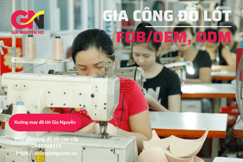 Xưởng may gia công đồ lót FOB/OEM, ODM theo yêu cầu tại TPHCM