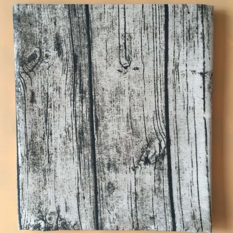Vải canvas vân gỗ xám - TB209