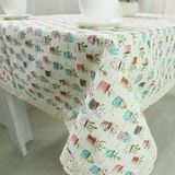 Khăn trải bàn họa tiết chậu cây hoa- TB223