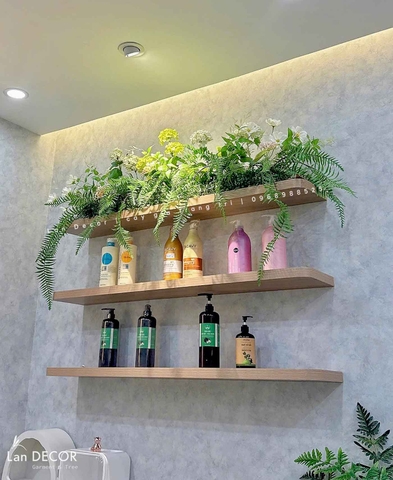 Bồn Hoa Thiết Kế Trang Trí Cửa Hiệu (120x18cm)- BC127