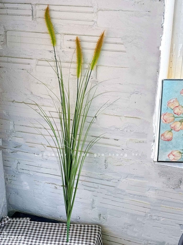 Cỏ Lau Giả- Cành Cỏ Lau Giả Thiết Kế Lan Decor, Trang Trí Kệ Cây, Tiểu Cảnh Lau Giả Quán Cafe Độc Đáo - CC1087