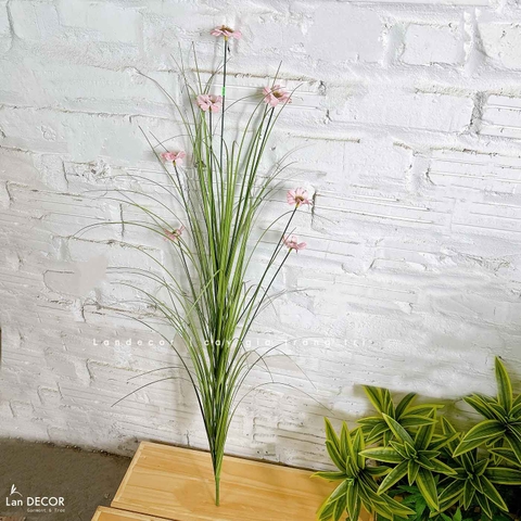 Cành Hoa Cúc Giả- Cành Hoa Cúc Giả Thiết Kế Lan Decor, Trang Trí Kệ Cây Hoa, Decor Căn Hộ, Bồn Rêu Tiểu Cảnh- CC1094