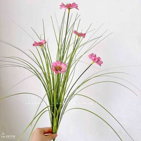Cành Hoa Cúc Giả- Cành Hoa Cúc Giả Thiết Kế Lan Decor, Trang Trí Kệ Cây Hoa, Decor Căn Hộ, Bồn Rêu Tiểu Cảnh- CC1094