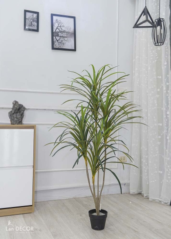 Cây Giả Trang Trí- Cây Phất Dụ, Cây Phú Quý Decor Nội Thất (125cm) - LC2902-3