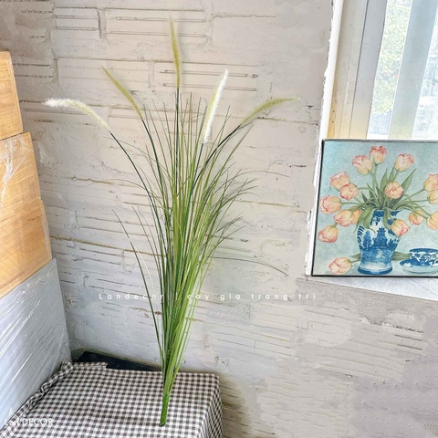 Cỏ Lau Giả- Cành Cỏ Lau Giả Thiết Kế Lan Decor, Trang Trí Kệ Cây, Tiểu Cảnh Lau Giả Quán Cafe Độc Đáo - CC1087