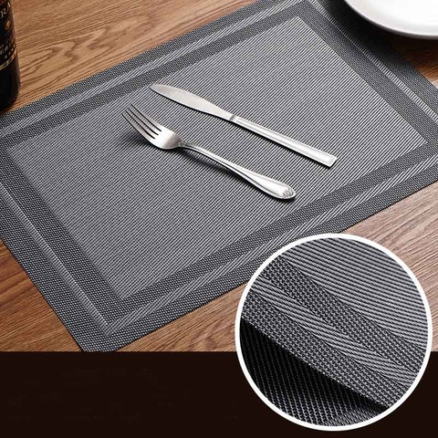 Tấm Lót Bàn Ăn, Tấm Lót Chống Thấm , Cách Nhiêt 30x45cm (Hàng Đẹp Loại 1) - TL109