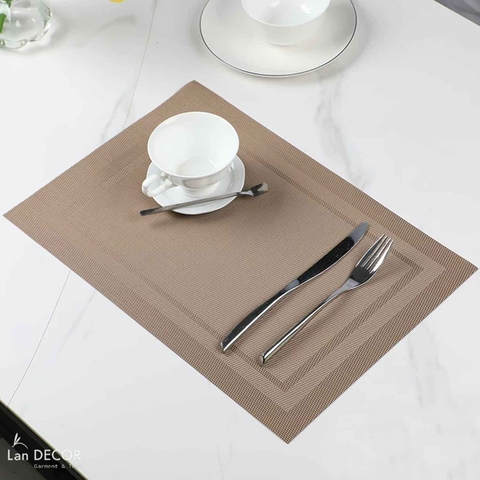 Tấm Lót Bàn Ăn, Tấm Lót Chống Thấm , Cách Nhiêt 30x45cm (Hàng Đẹp Loại 1) - TL109