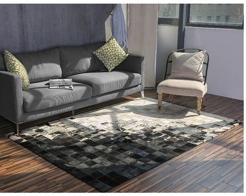 THẢM BÒ CHỮ NHẬT 06 / LEATHER RUG #06