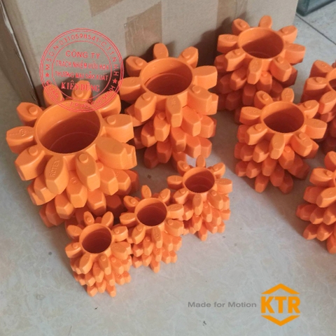 Đệm giảm chấn cho khớp nối KTR Rotex 160 92ShA ORANGE