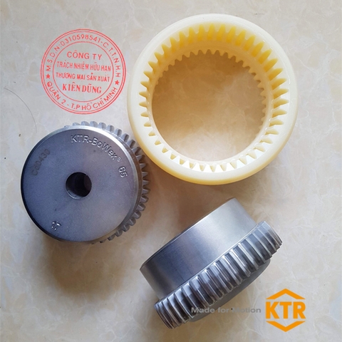 Khớp nối răng vỏ nhựa KTR BoWex M-14 Gear Coupling