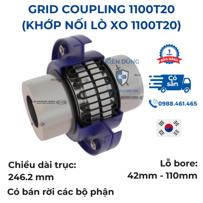 Grid Coupling 1100T20 - Khớp Nối Lò Xo 1100T20