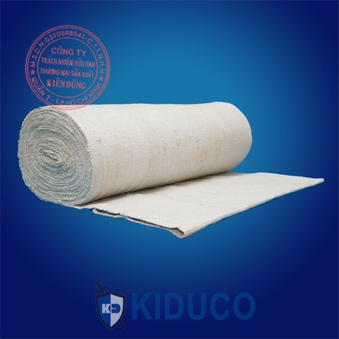 Vải sợi gốm chịu nhiệt cao Kiduco Ceramic Fiber Cloth