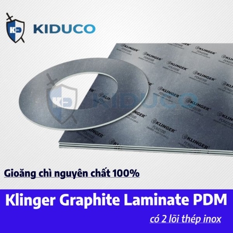 Gioăng chì nguyên chất Klinger® Graphite Laminate PDM