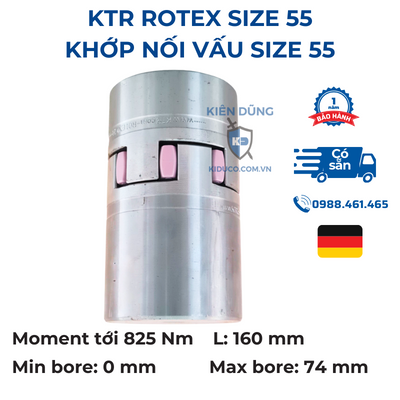 Trọn Bộ Khớp Nối Vấu KTR Rotex 55| KTR Rotex 55 Coupling