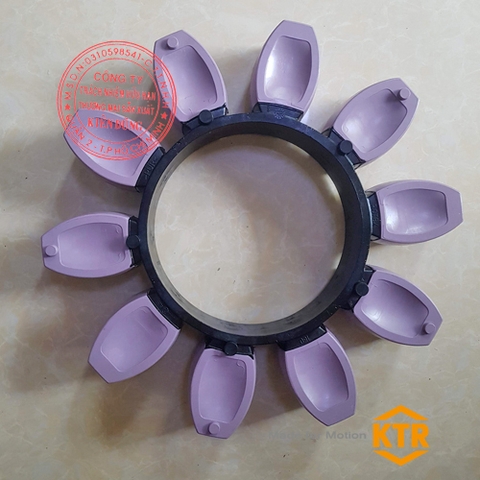 Đệm giảm chấn cho khớp nối KTR Rotex 160 98ShA LILAC