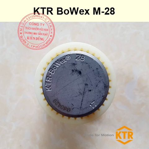 Khớp nối răng vỏ nhựa KTR BoWex M-28 Gear Coupling